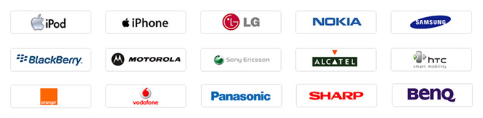 Marcas_Moviles-Tabletas Reparación teléfonos Móviles